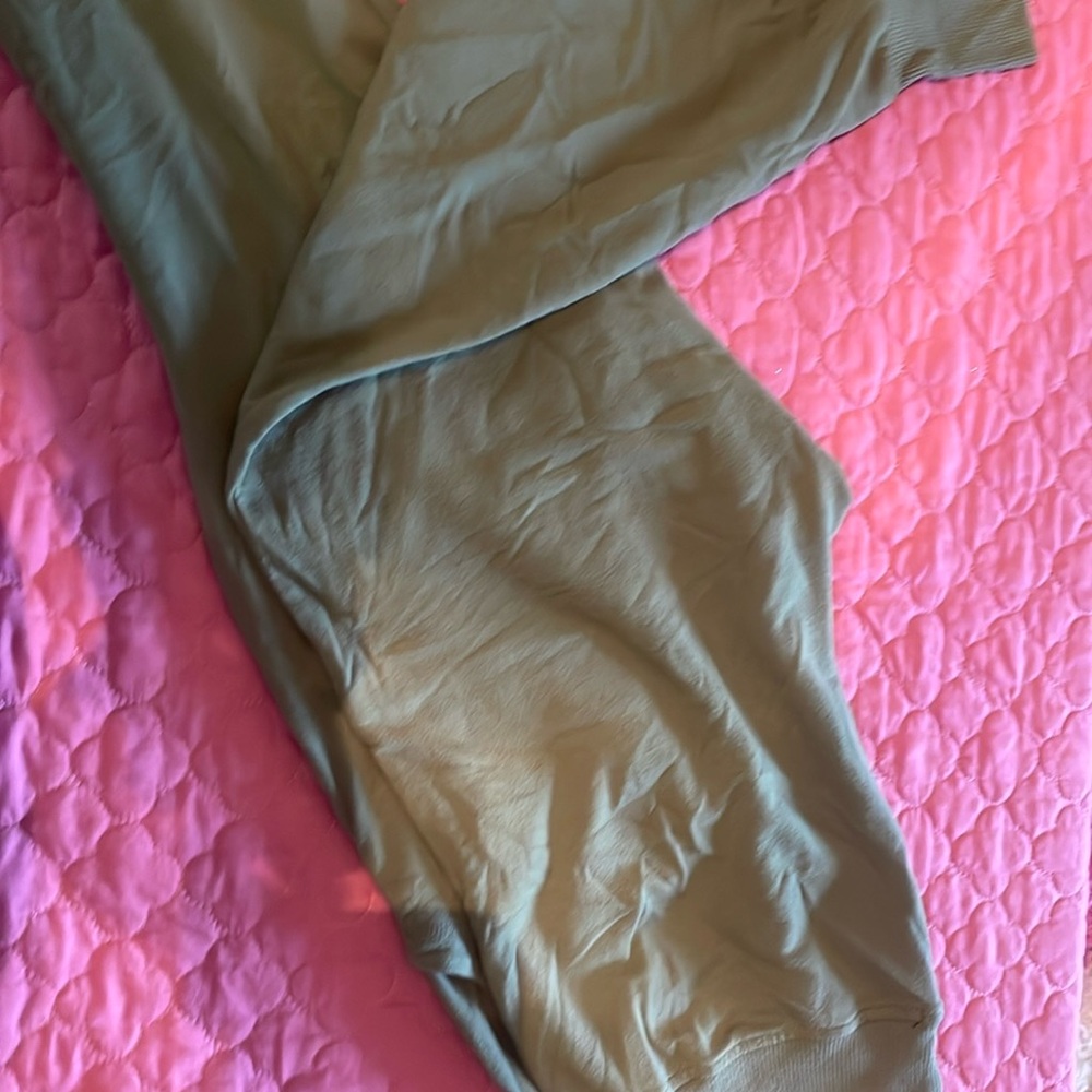 Army green joggers